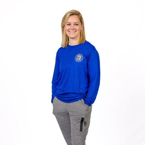 LONG SLEEVE TEE - ROYAL NEON - THE COMMEMORATIVE COLLECTION- BOSTON SPECIAL EDITION