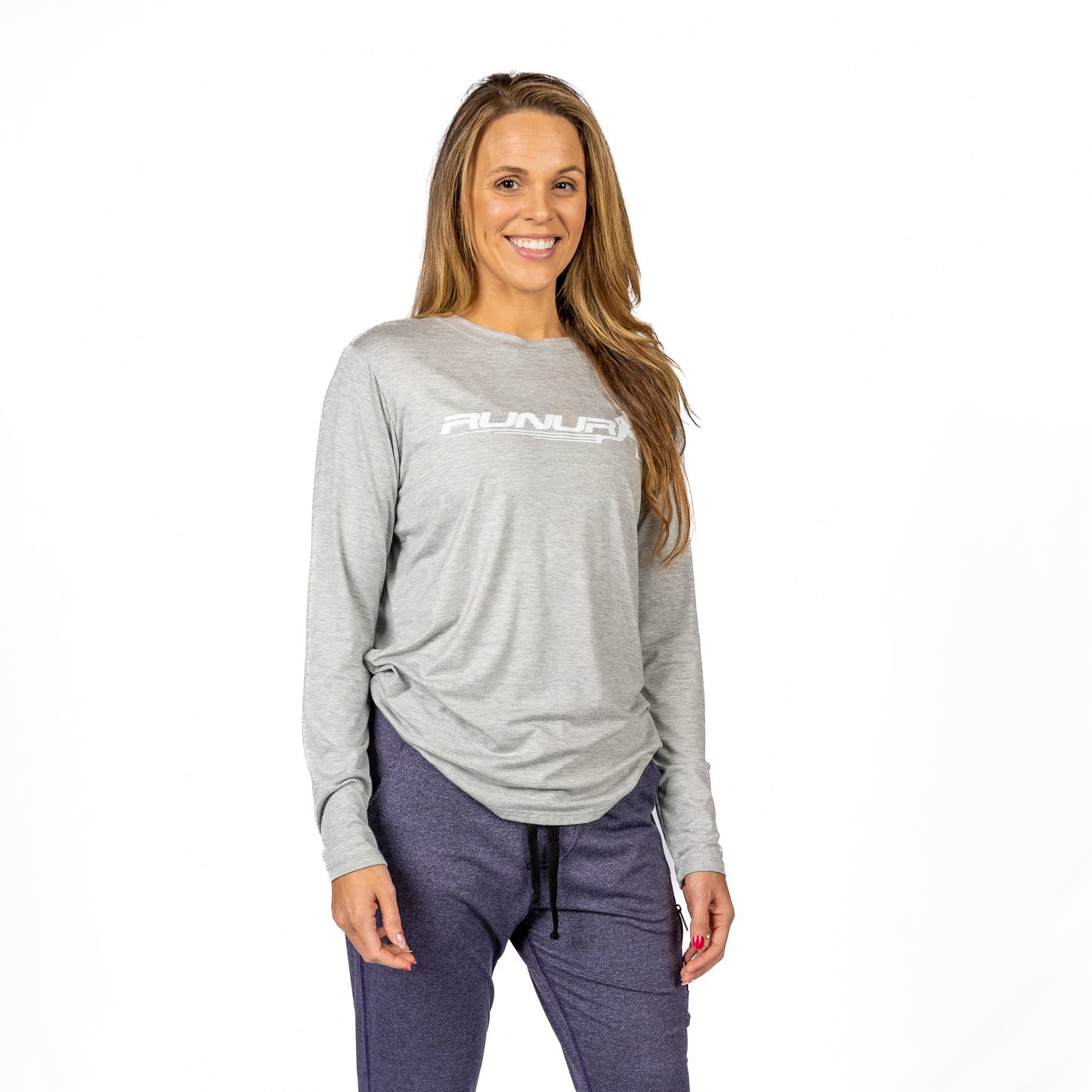 LONG SLEEVE TEE - HEATHER GRAY - THE TAPER
