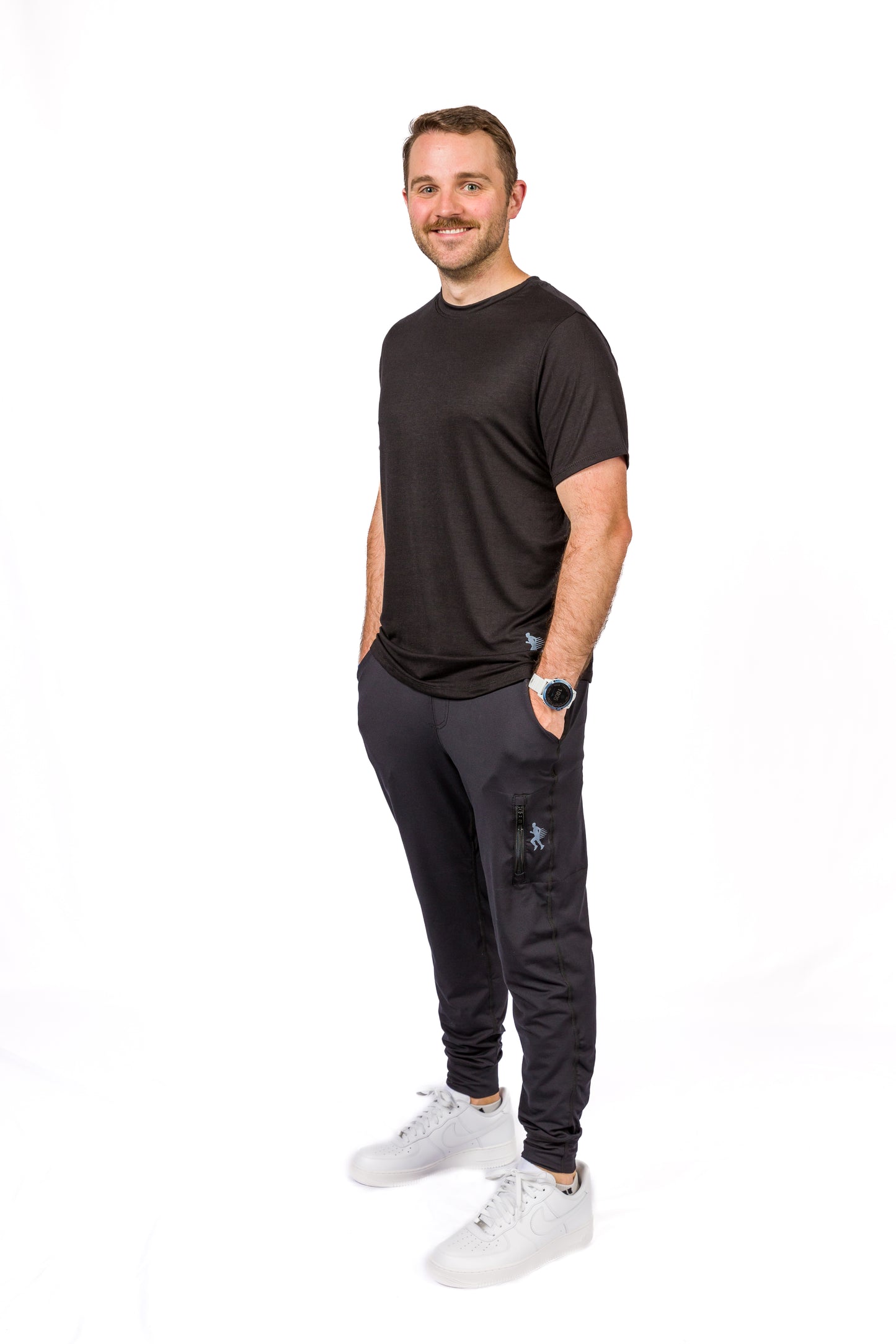 SHORT SLEEVE TEE -  BLACK -THE RECOVERY