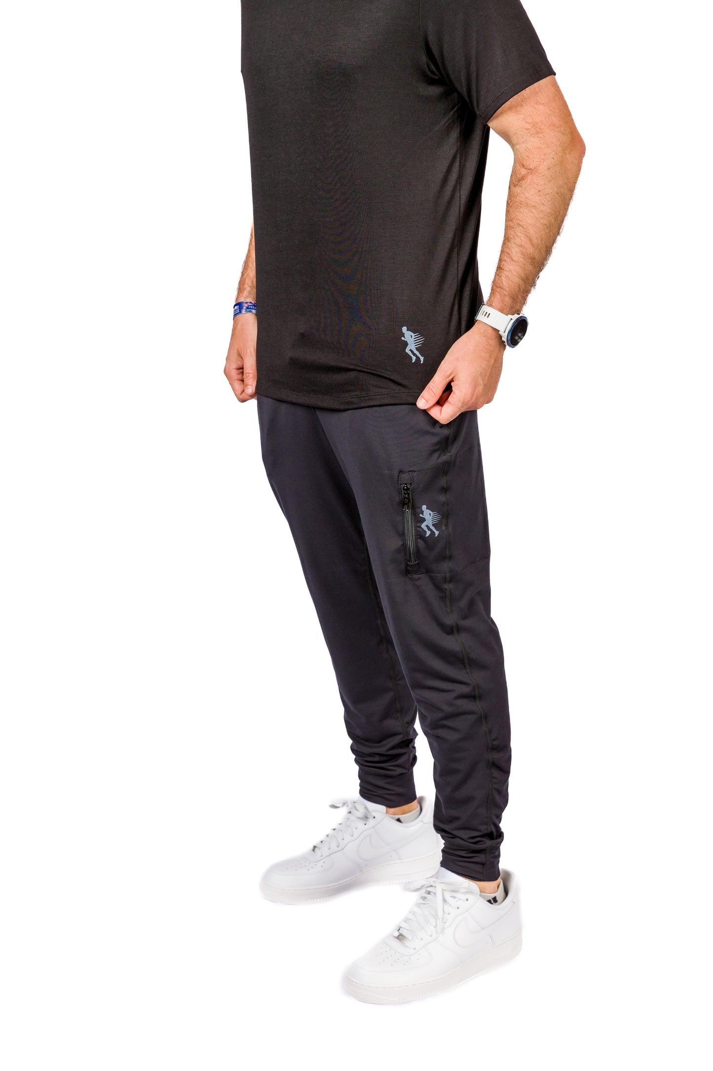 SHORT SLEEVE TEE -  BLACK -THE RECOVERY