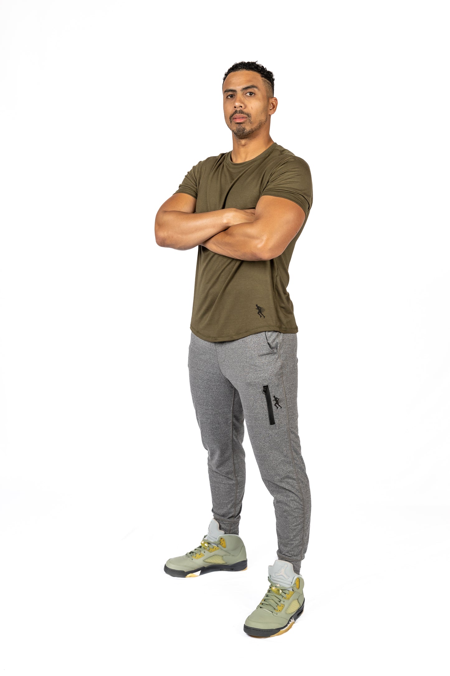 SHORT SLEEVE TEE - OLIVE - THE RECOVERY