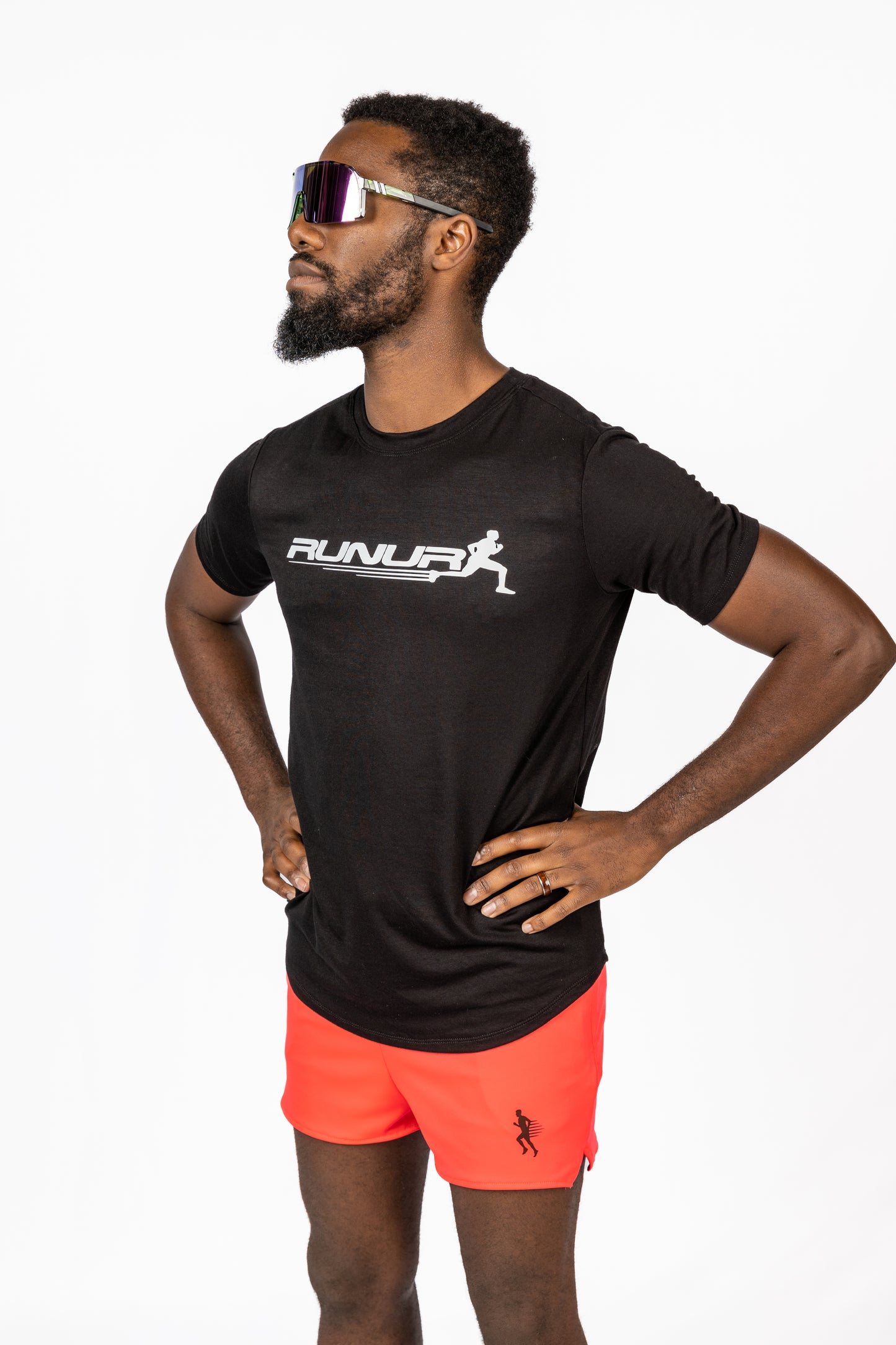 SHORT SLEEVE TEE -  BLACK -THE RECOVERY