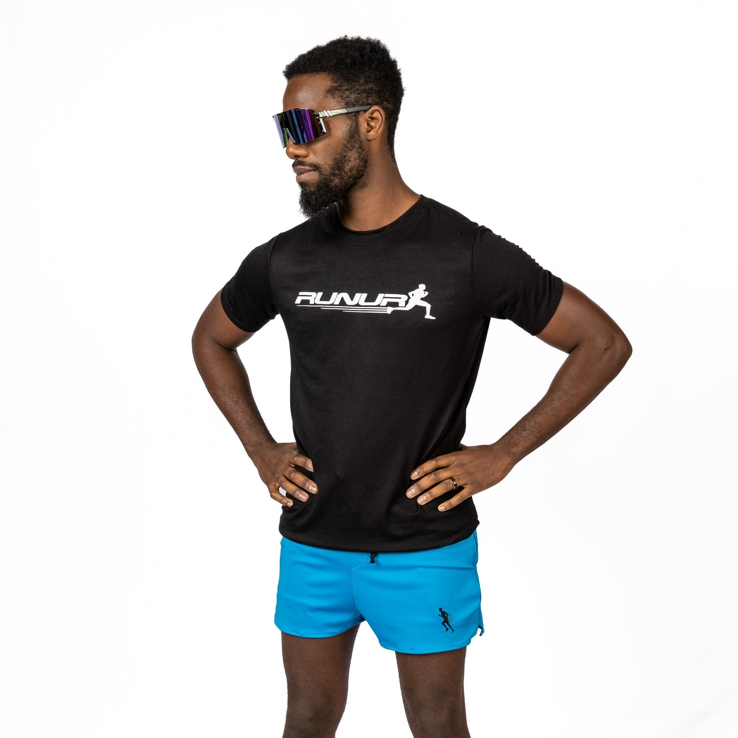 SHORT SLEEVE TEE -  BLACK -THE RECOVERY