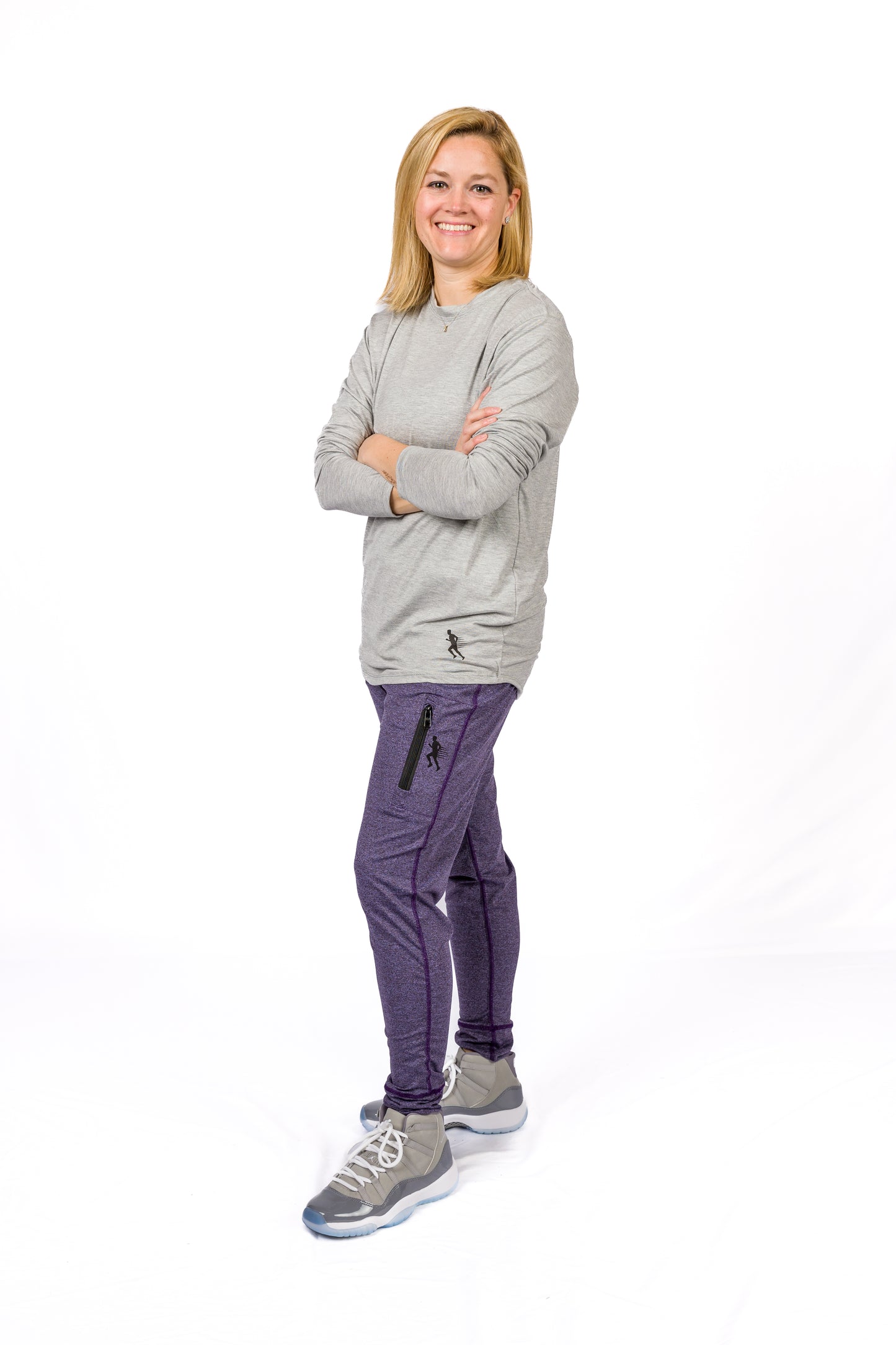 LONG SLEEVE TEE - HEATHER GRAY - THE TAPER