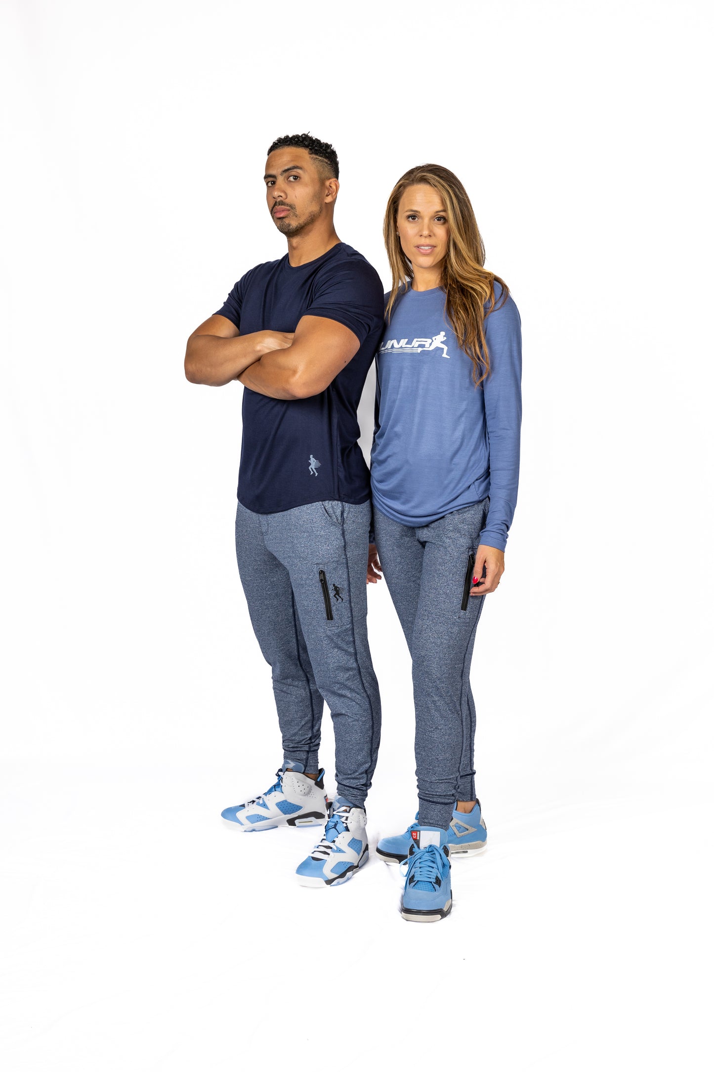 LONG SLEEVE TEE - DENIM - THE TAPER