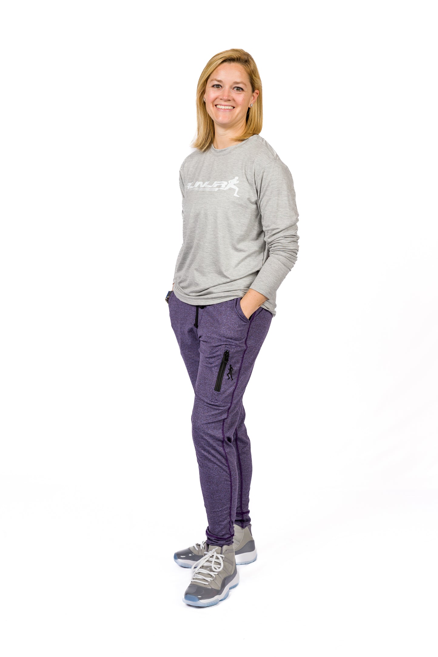LONG SLEEVE TEE - HEATHER GRAY - THE TAPER