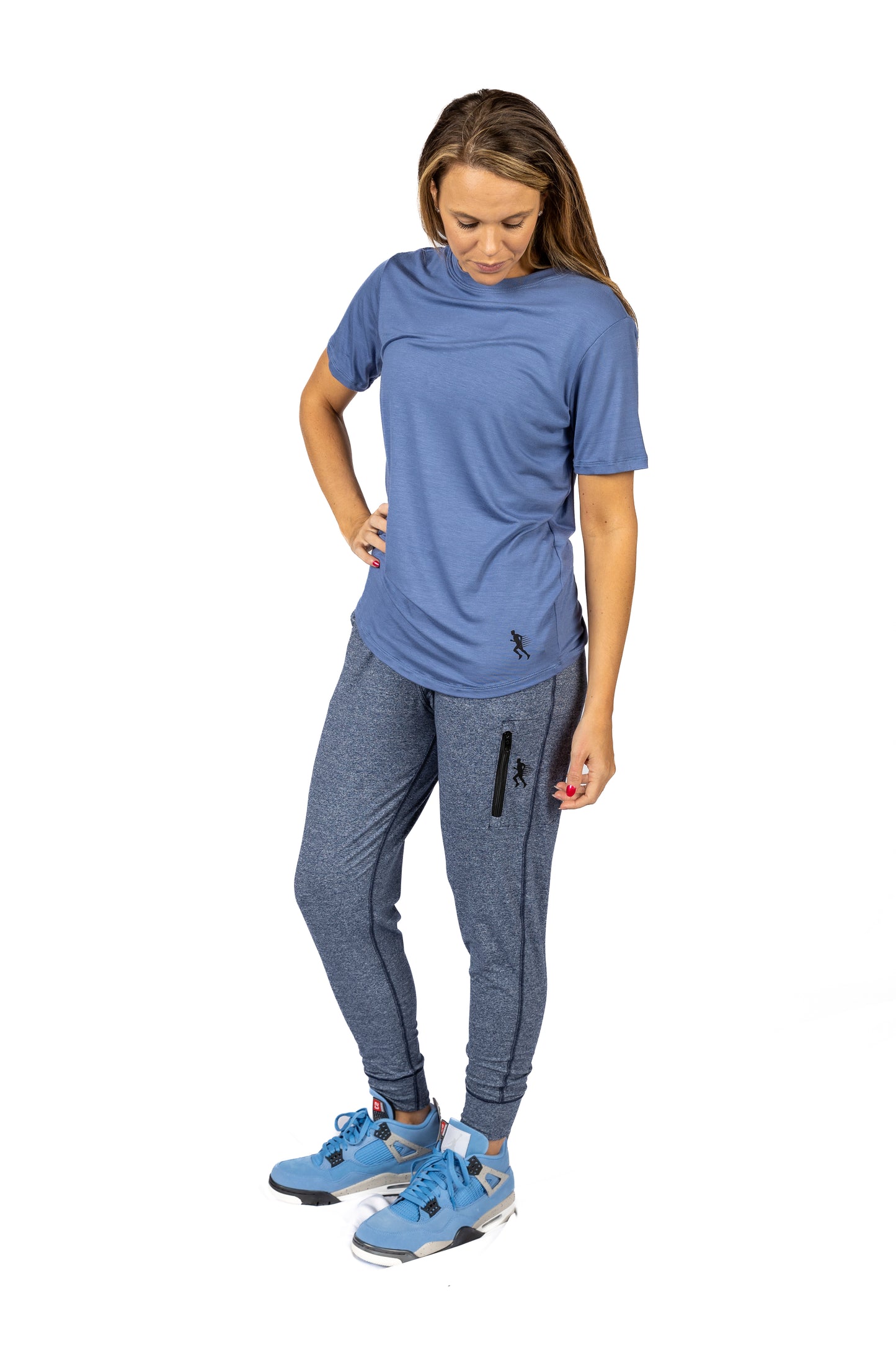 SHORT SLEEVE TEE - DENIM - THE RECOVERY