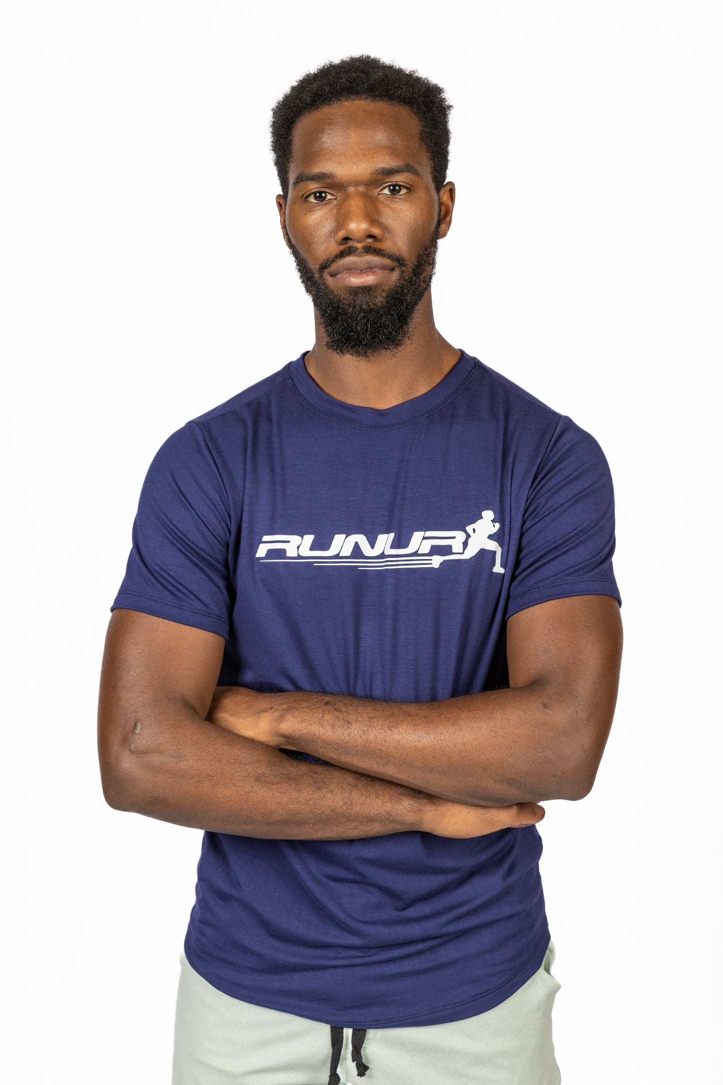 SHORT SLEEVE TEE - NAVY - THE RECOVERY
