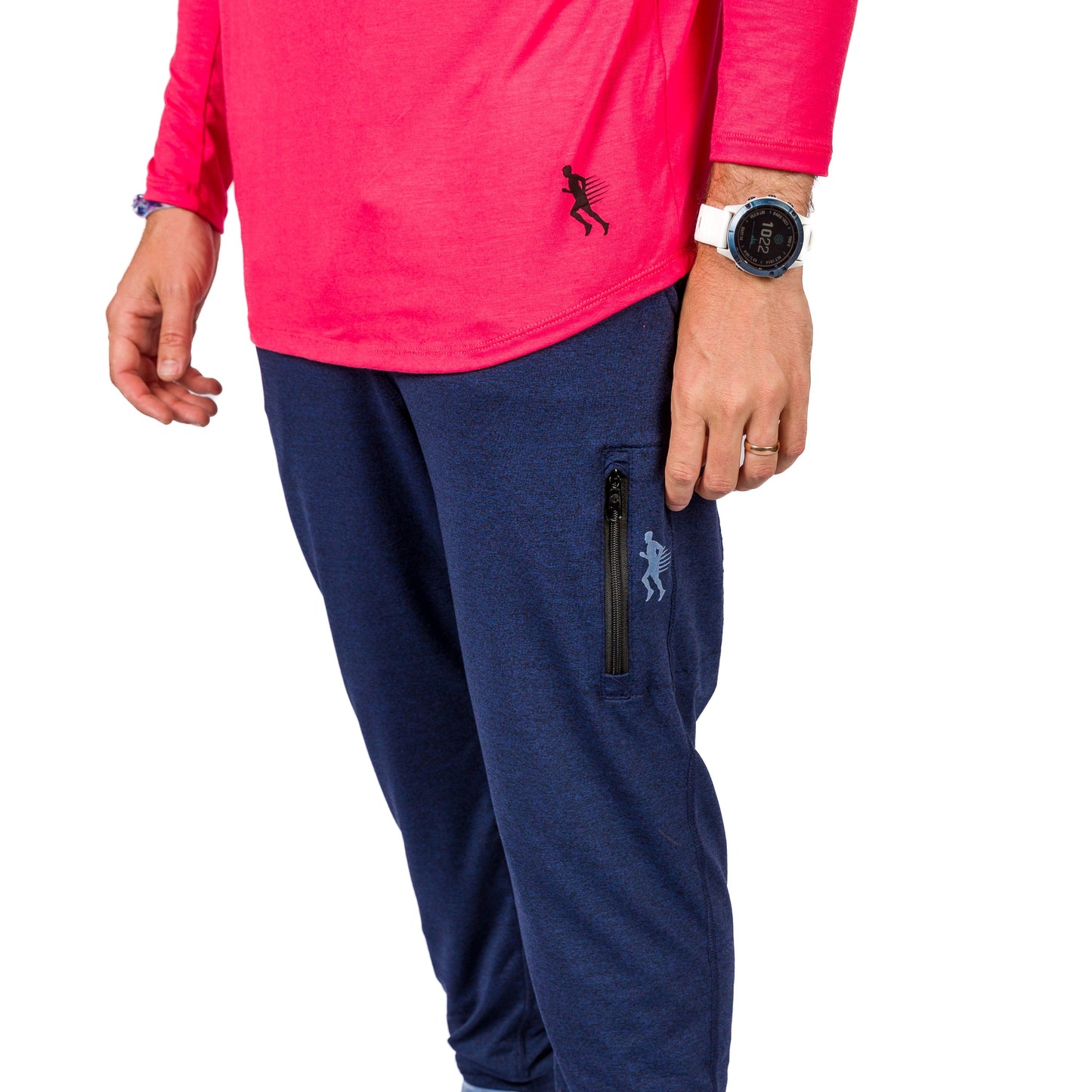 LONG SLEEVE TEE - CORAL - THE TAPER