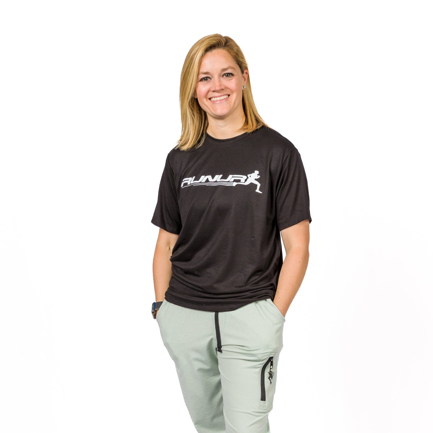SHORT SLEEVE TEE -  BLACK -THE RECOVERY