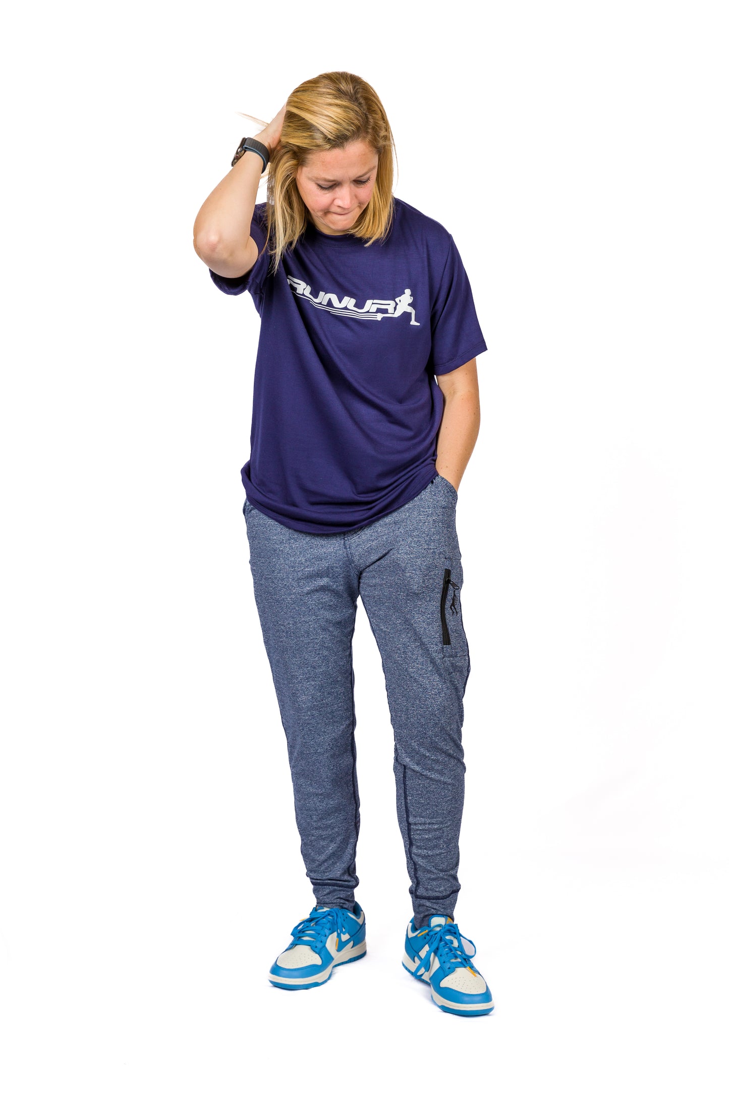 SHORT SLEEVE TEE - NAVY - THE RECOVERY
