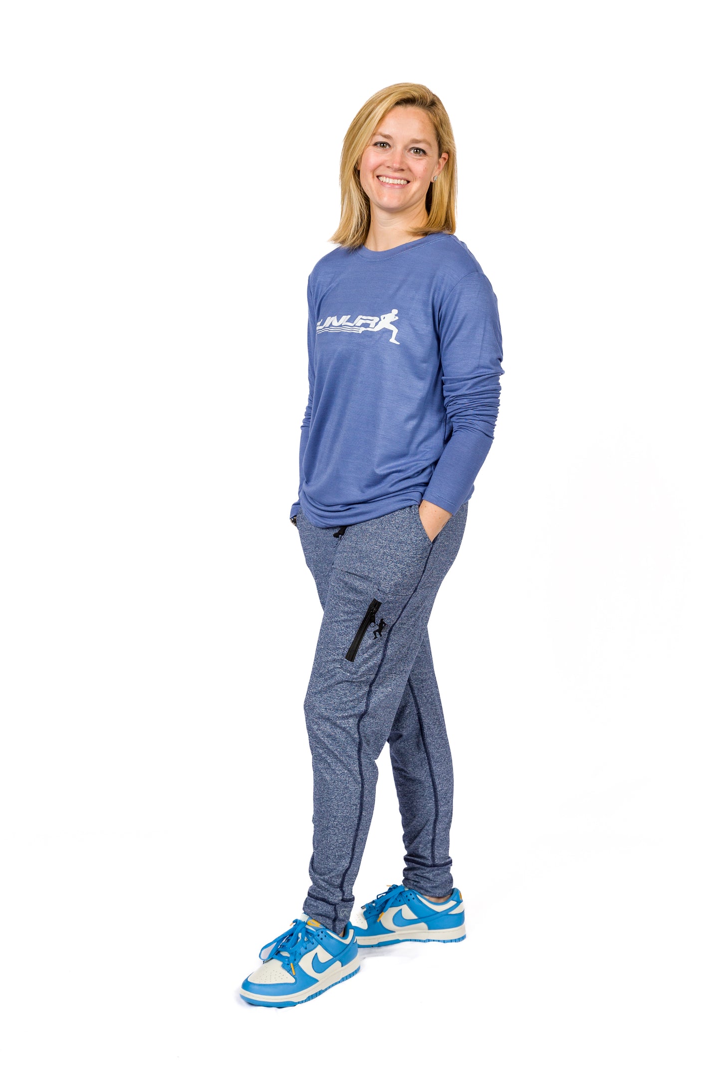 LONG SLEEVE TEE - DENIM - THE TAPER