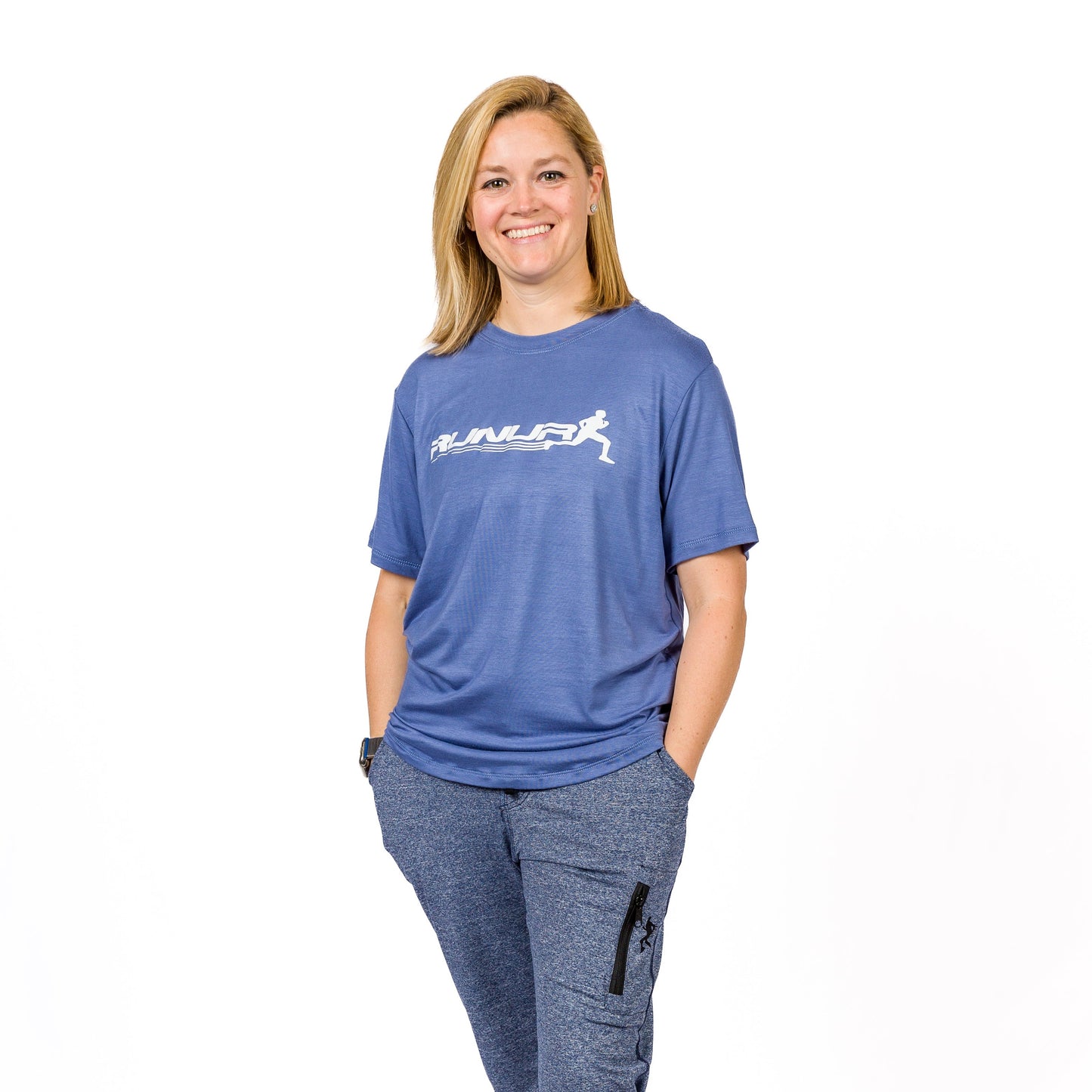 SHORT SLEEVE TEE - DENIM - THE RECOVERY