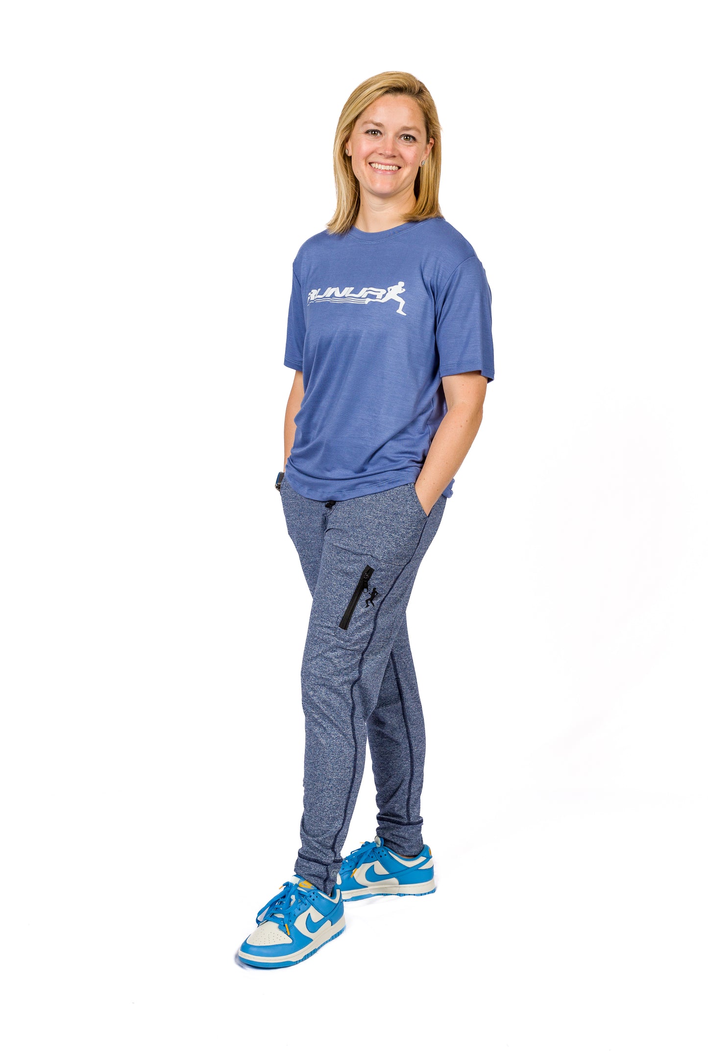 SHORT SLEEVE TEE - DENIM - THE RECOVERY