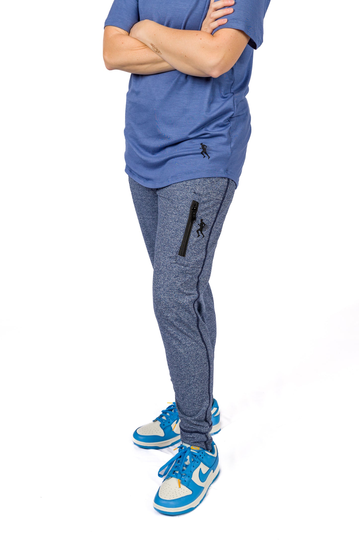 SHORT SLEEVE TEE - DENIM - THE RECOVERY