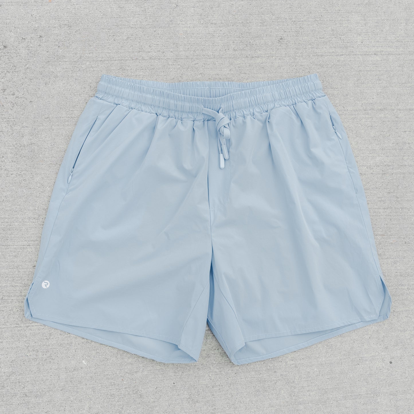 2 IN 1 RUNNING SHORTS - THE SWIFT - 6" - LIGHT BLUE