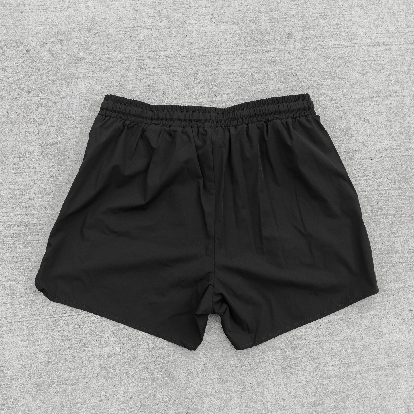 2 IN 1 RUNNING SHORTS - THE SWIFT - 6" BLACK