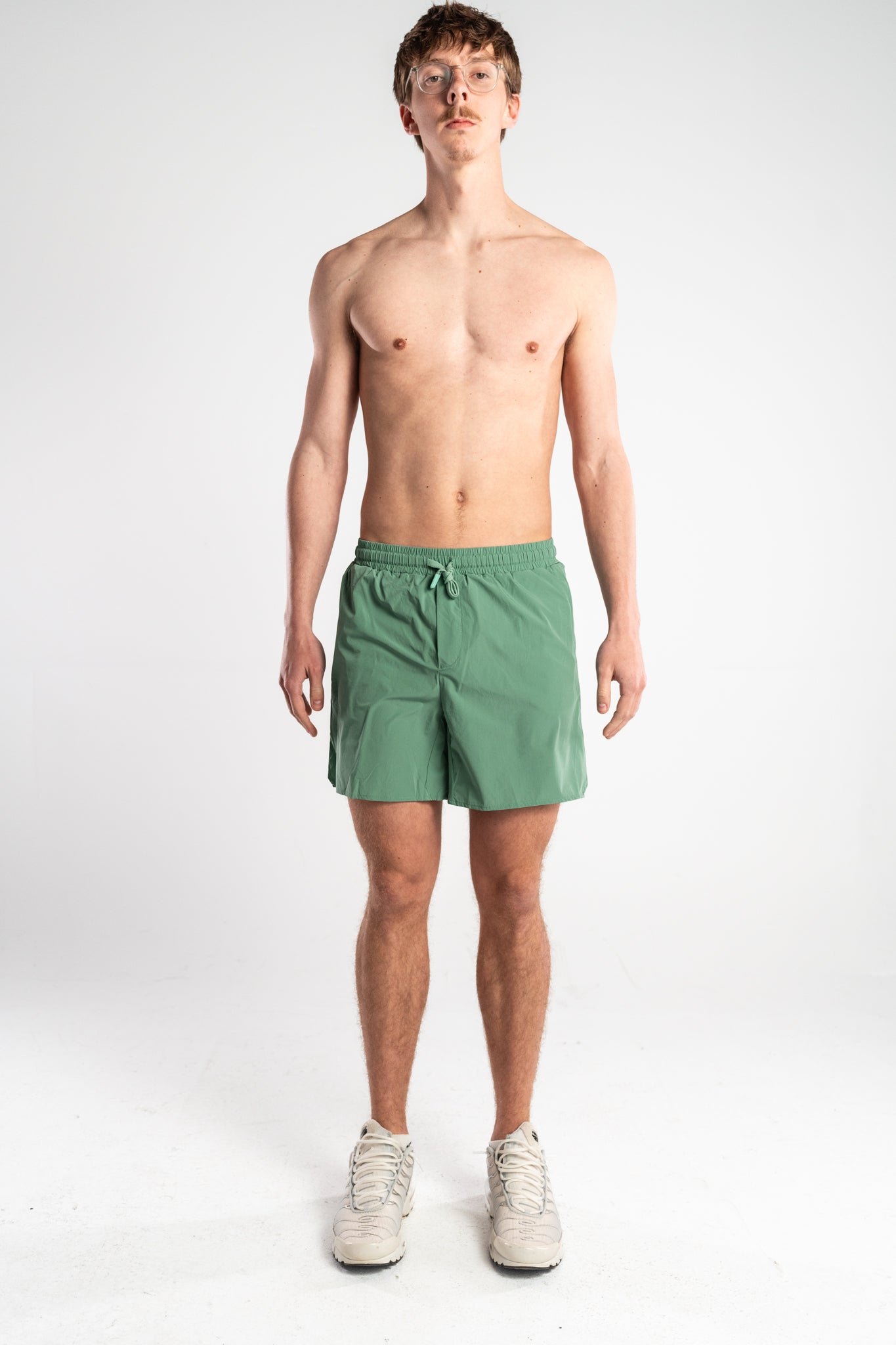 2 IN 1 RUNNING SHORTS - THE SWIFT - 6" - GREEN