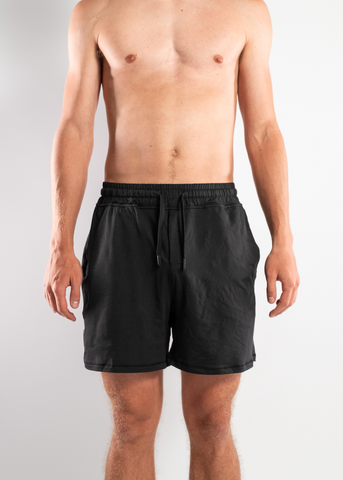 Men's Runcation Recovery Short- Black