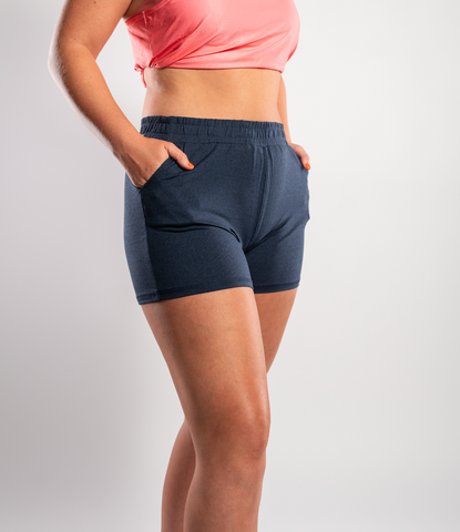 Women's Runcative Recovery Short- Dark Navy