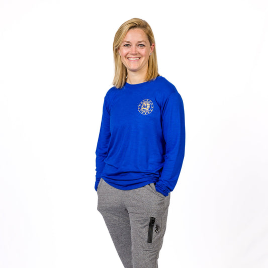 LONG SLEEVE TEE - ROYAL NEON - THE COMMEMORATIVE COLLECTION- BOSTON SPECIAL EDITION