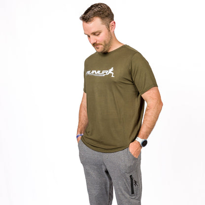 SHORT SLEEVE TEE -  OLIVE - THE RECOVERY