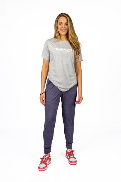 SHORT SLEEVE TEE - HEATHER GRAY - THE RECOVERY