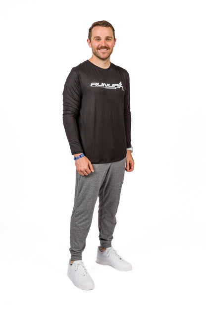 LONG SLEEVE TEE -  BLACK - THE TAPER