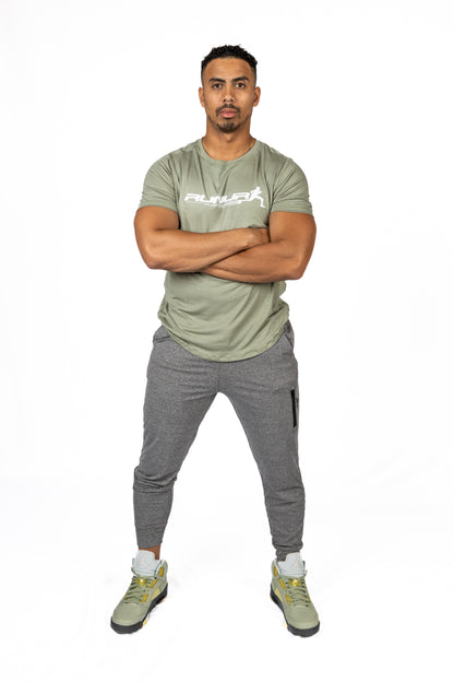 SHORT SLEEVE TEE - SAGE GREEN - THE RECOVERY