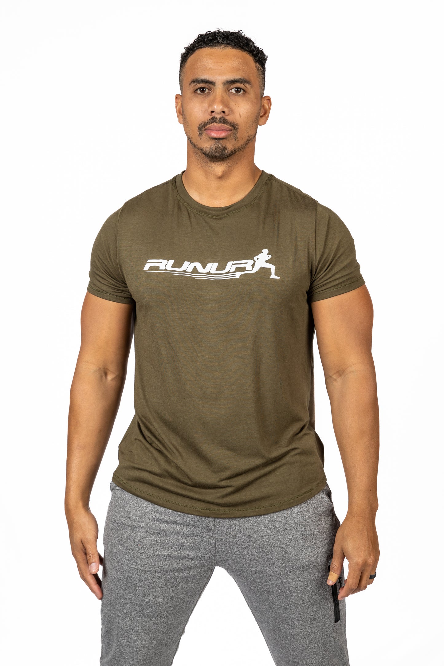 SHORT SLEEVE TEE -  OLIVE - THE RECOVERY