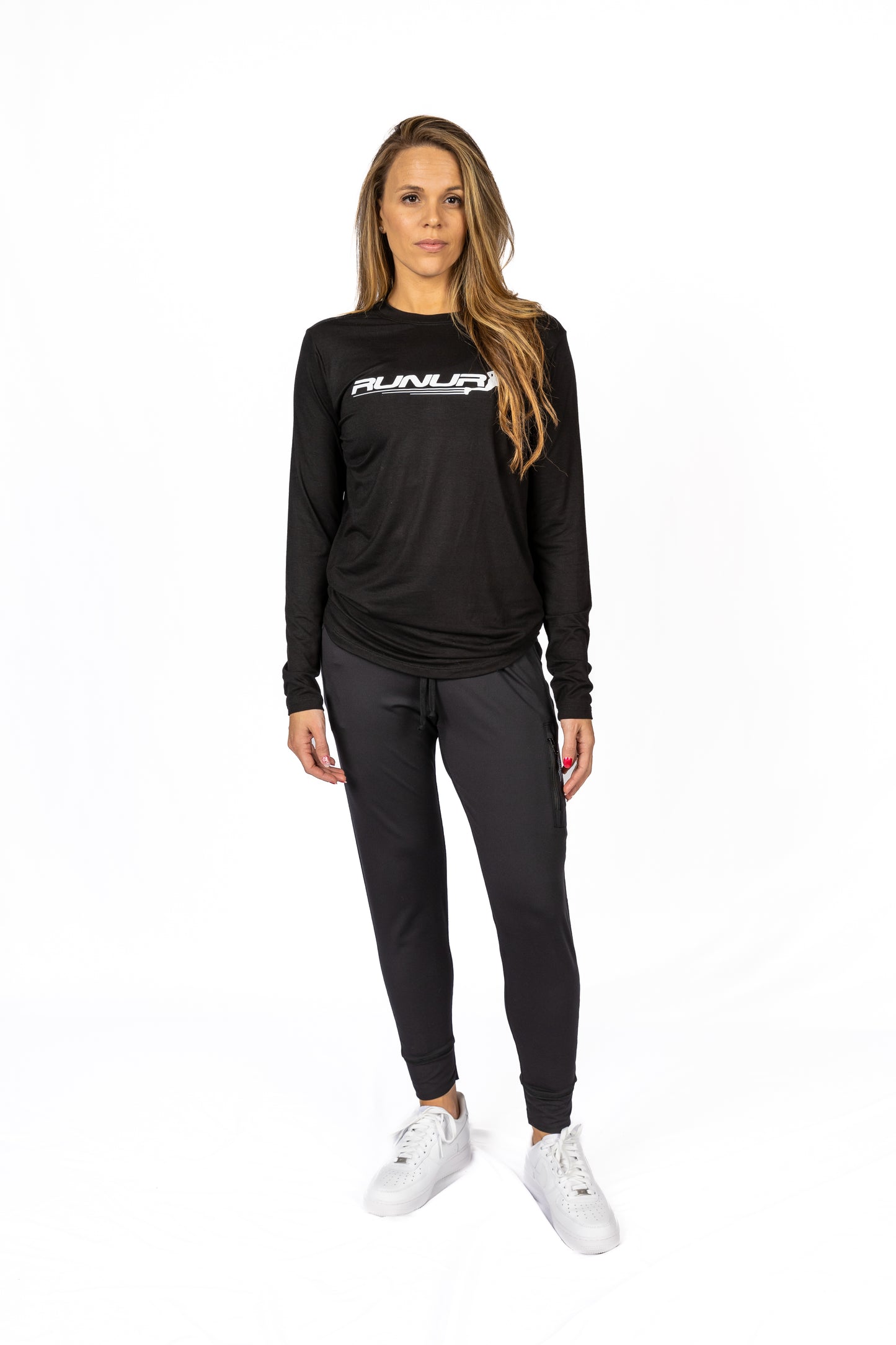 LONG SLEEVE TEE -  BLACK - THE TAPER