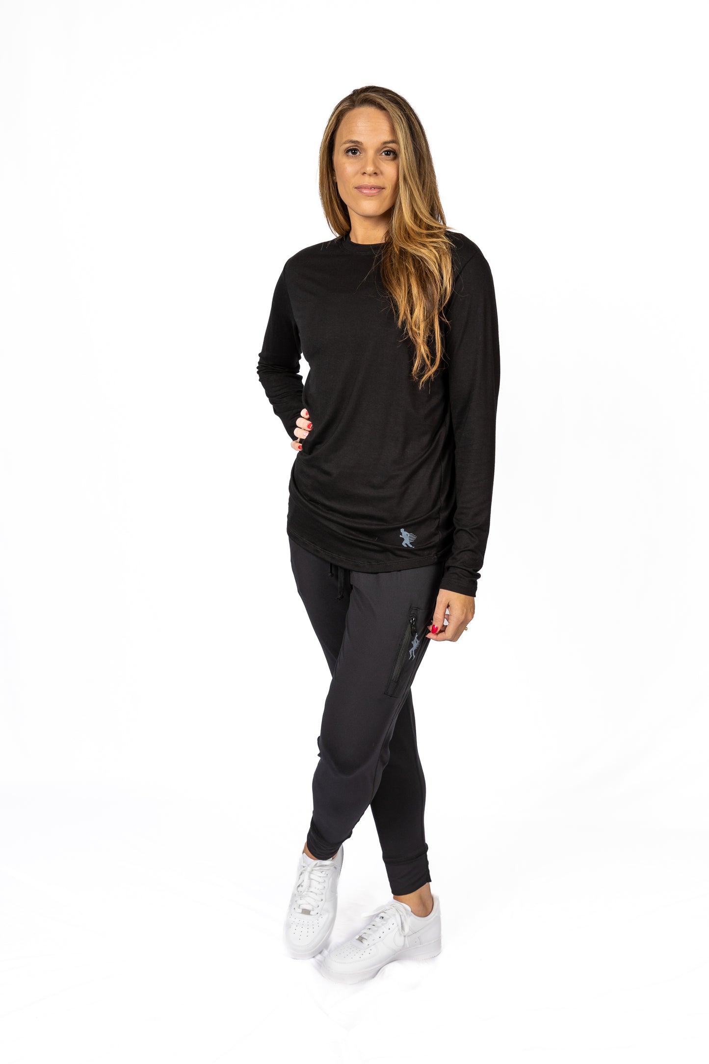 LONG SLEEVE TEE -  BLACK - THE TAPER