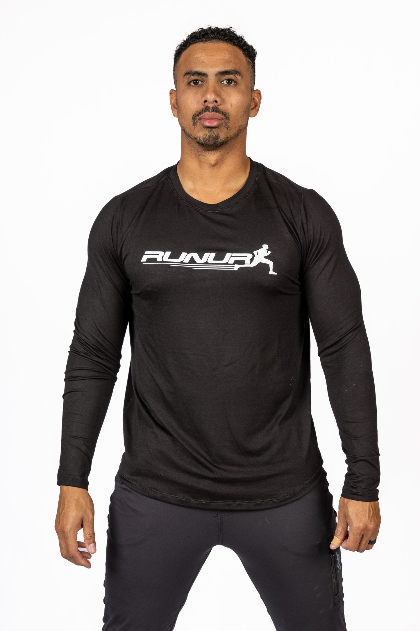 LONG SLEEVE TEE -  BLACK - THE TAPER