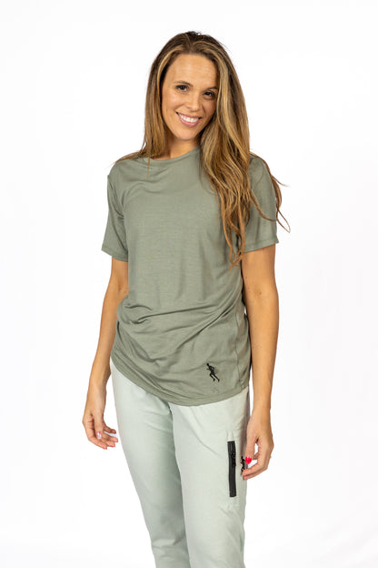 SHORT SLEEVE TEE - SAGE GREEN - THE RECOVERY