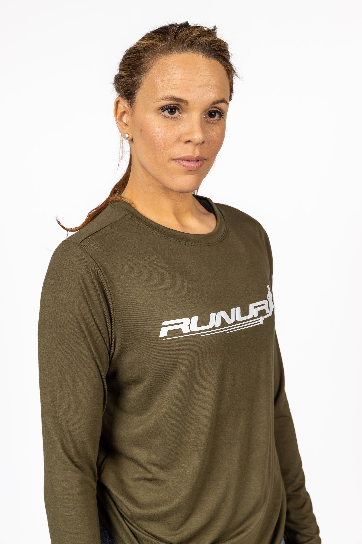 LONG SLEEVE TEE -  OLIVE - THE TAPER